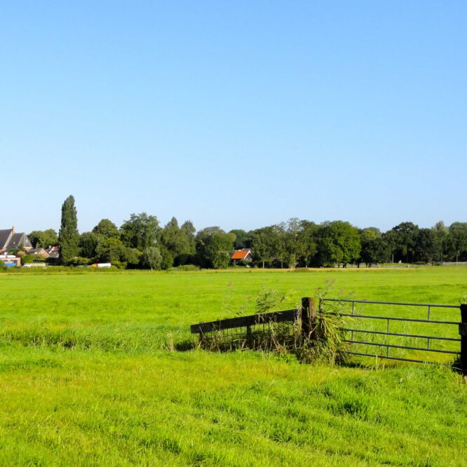 Eemnes vanuit de polder